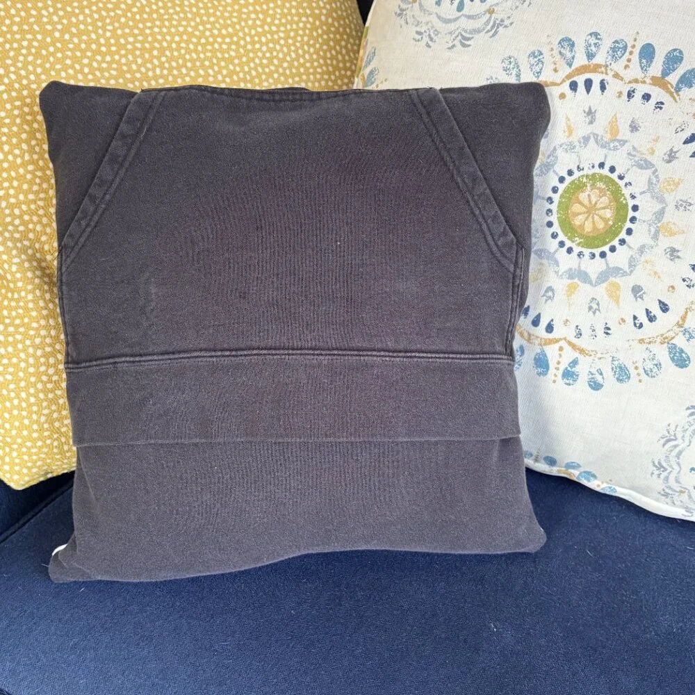 Boston Bruins NHL Hockey 16x16 handmade upcycled sweatshirt throw pillow cover